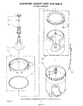Diagram for 04 - Agitator, Basket And Tub