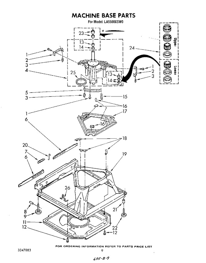 Diagram for LA5500XSW0