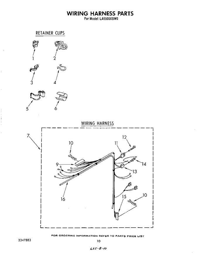Diagram for LA5500XSW0