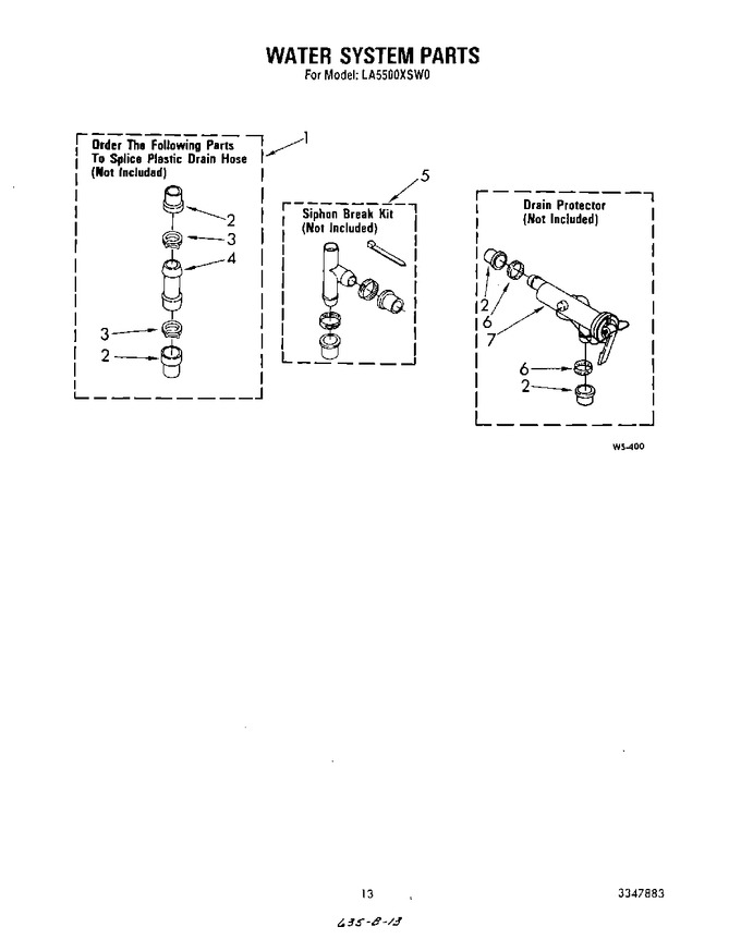 Diagram for LA5500XSW0