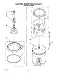Diagram for 05 - Agitator, Basket And Tub
