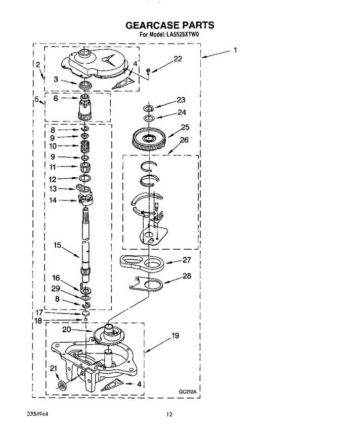 Diagram for LA5525XTW0