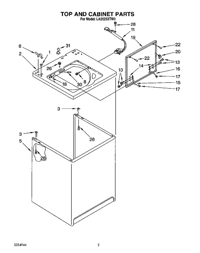 Diagram for LA5525XTN0
