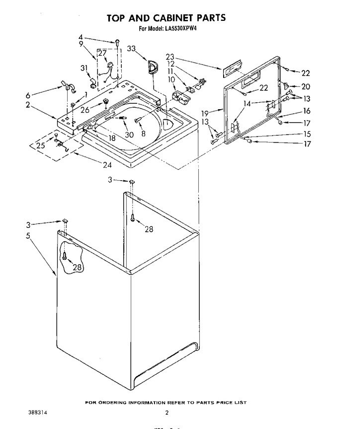 Diagram for LA5530XPW4
