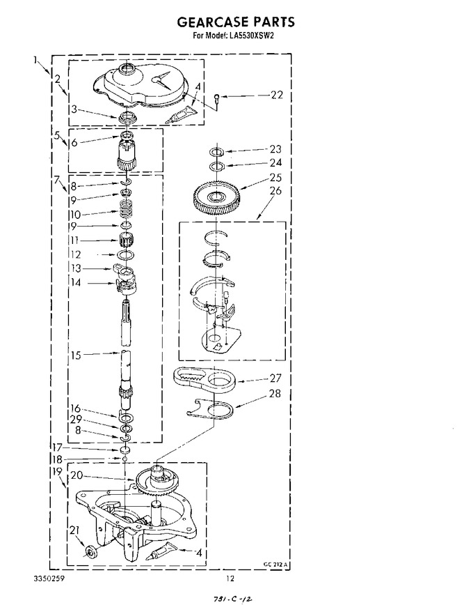 Diagram for LA5530XSW2