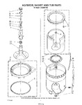 Diagram for 04 - Agitator, Basket And Tub