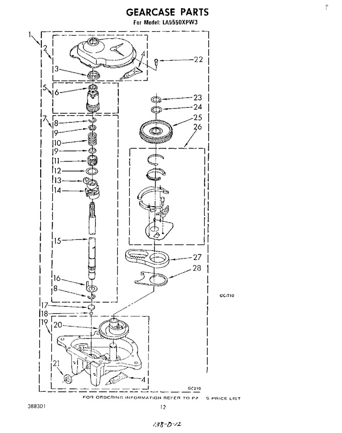 Diagram for LA5550XPW3