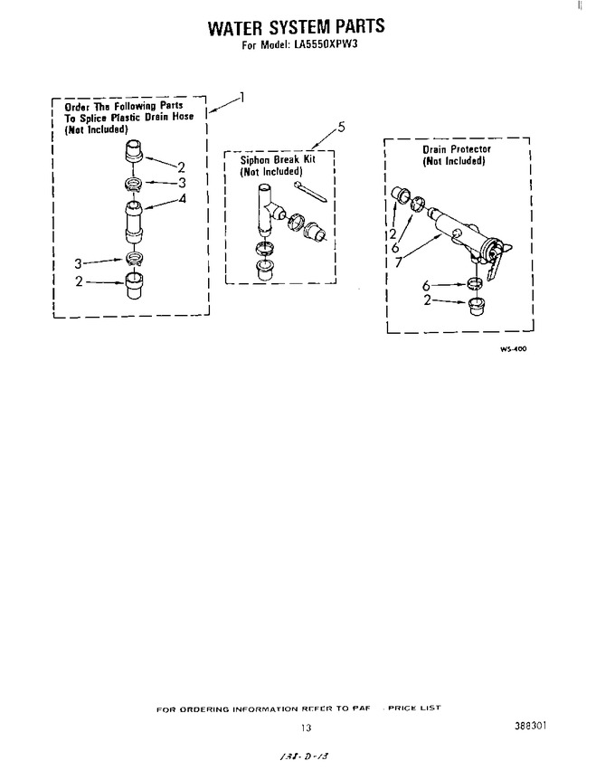 Diagram for LA5550XPW3