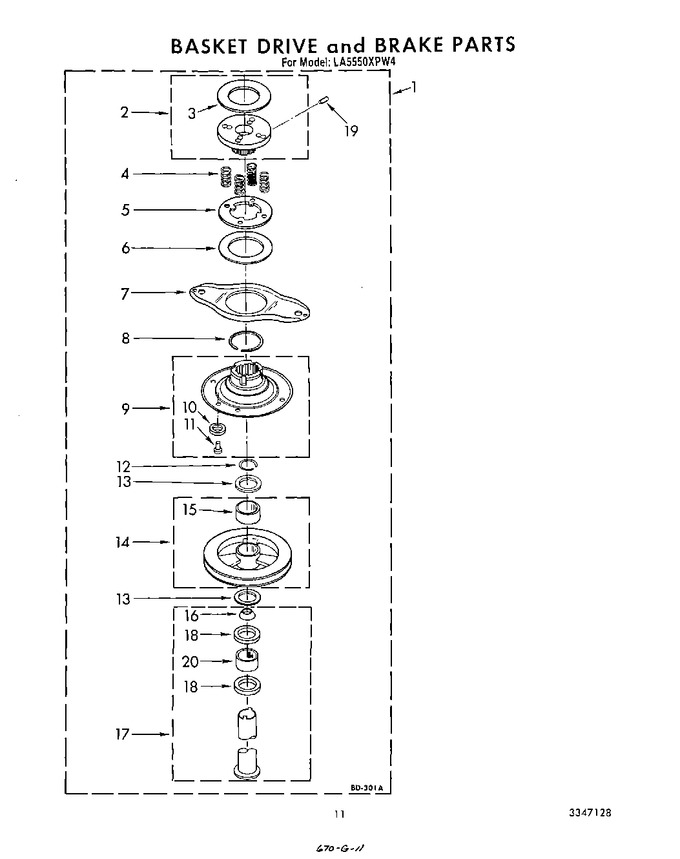 Diagram for LA5550XPW4