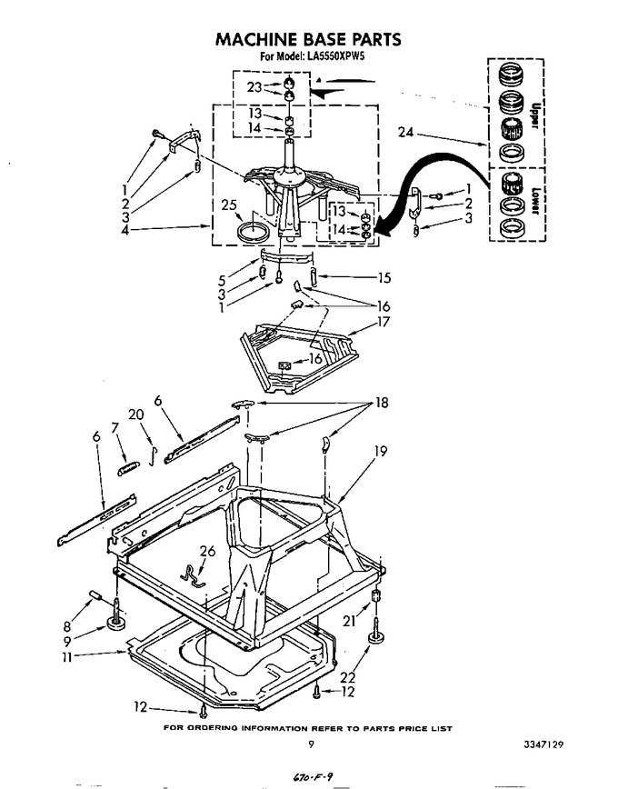 Diagram for LA5550XPW5