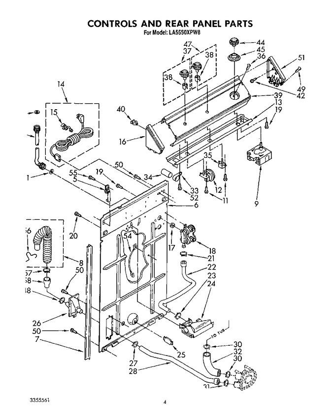 Diagram for LA5550XPW8