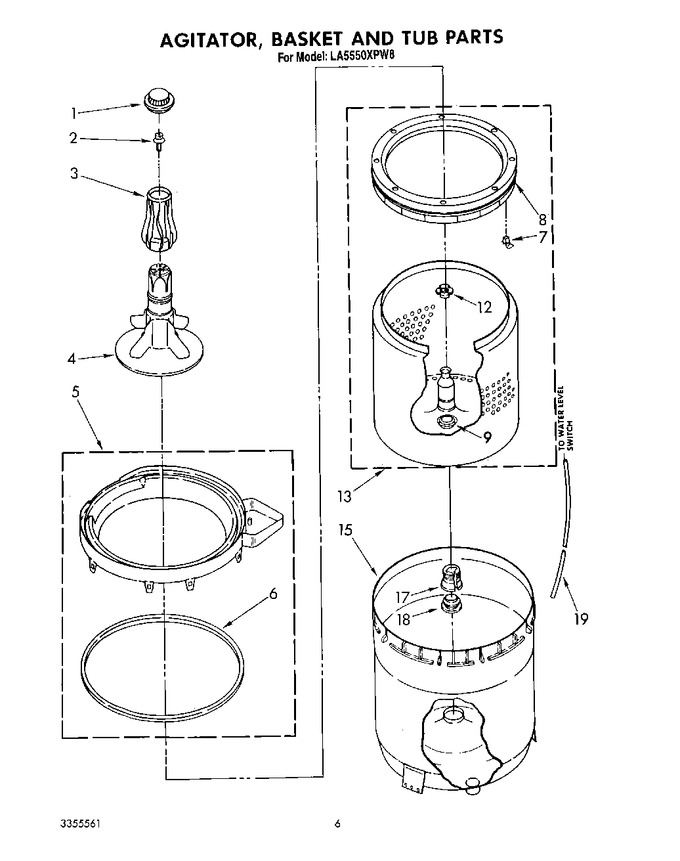 Diagram for LA5550XPW8