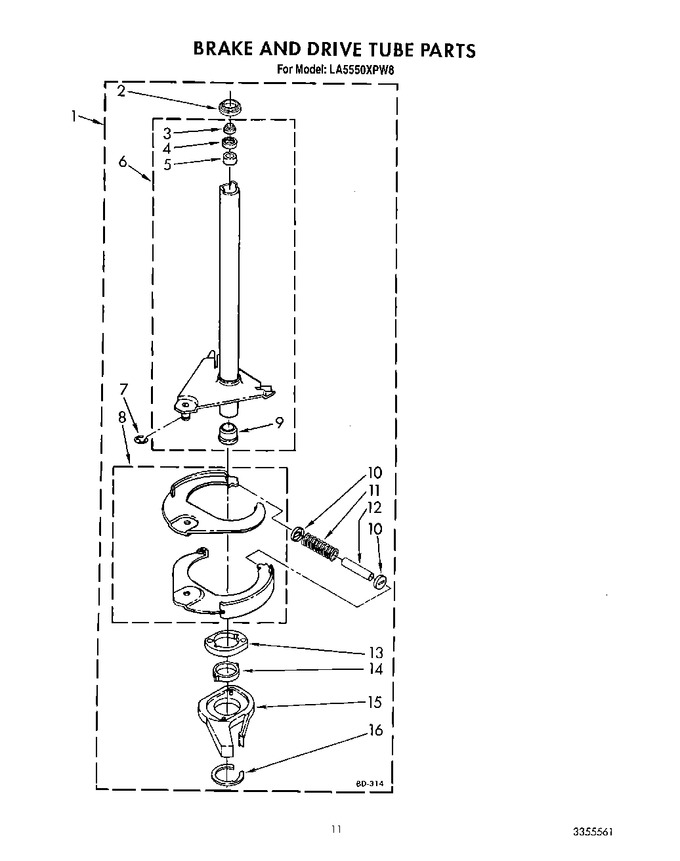 Diagram for LA5550XPW8