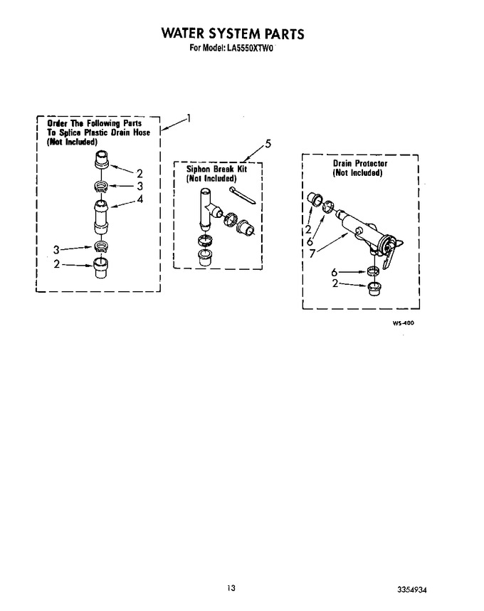 Diagram for LA5550XTW0