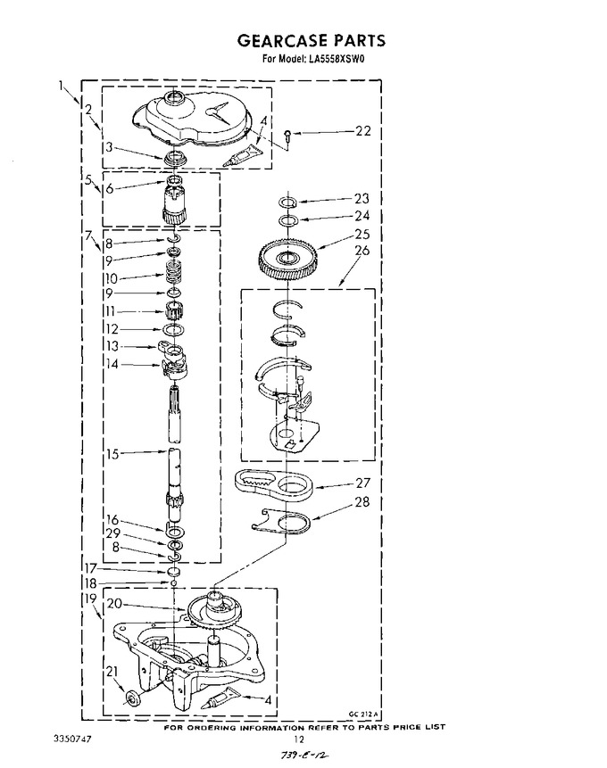 Diagram for LA5558XSW0
