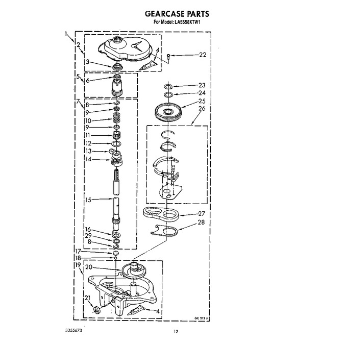 Diagram for LA5558XTW1