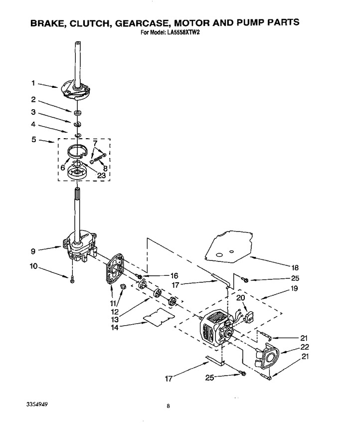 Diagram for LA5558XTW2