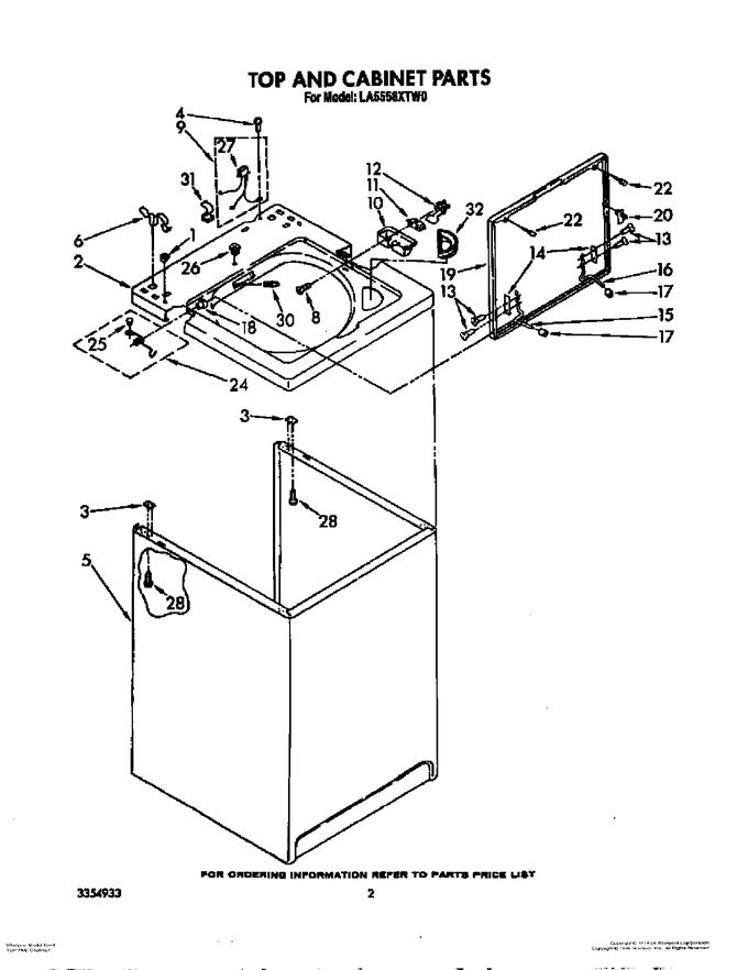 Diagram for LA5558XTW0