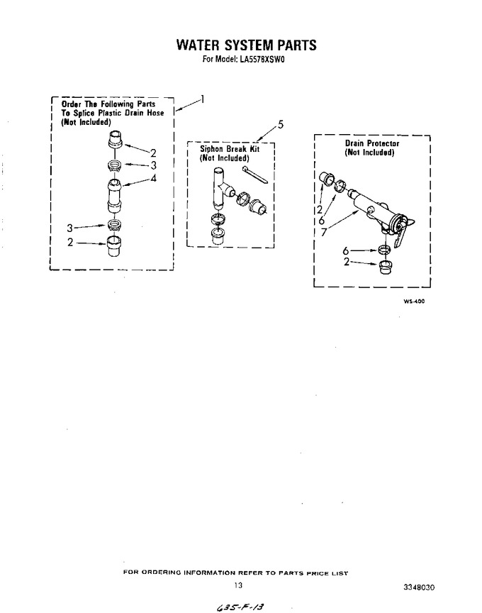 Diagram for LA5578XSW0