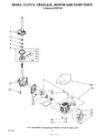 Diagram for 06 - Brake, Clutch, Gearcase, Motor And Pump