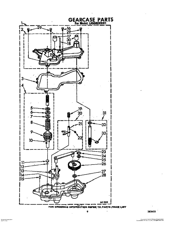 Diagram for LA5580XKW1