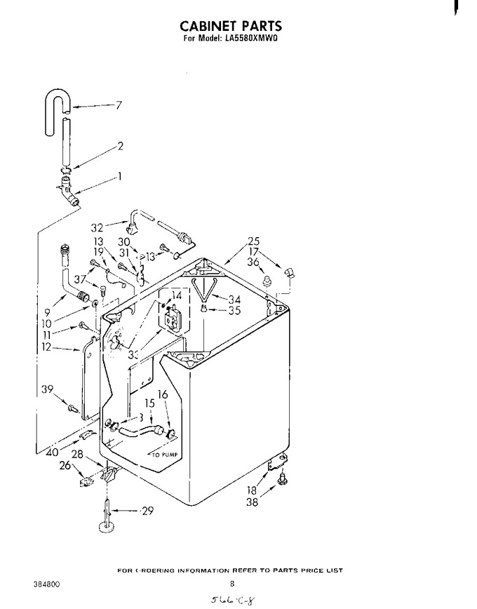 Diagram for LA5580XMW0