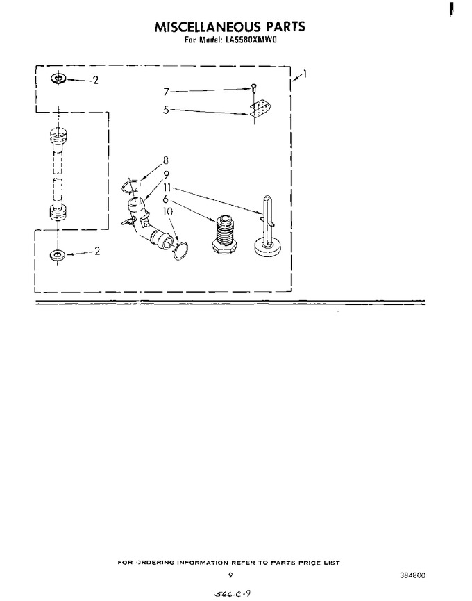 Diagram for LA5580XMW0