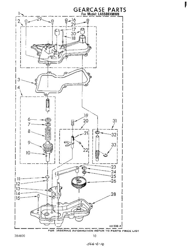 Diagram for LA5580XMW0