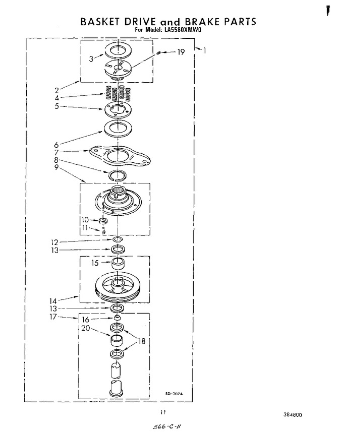 Diagram for LA5580XMW0