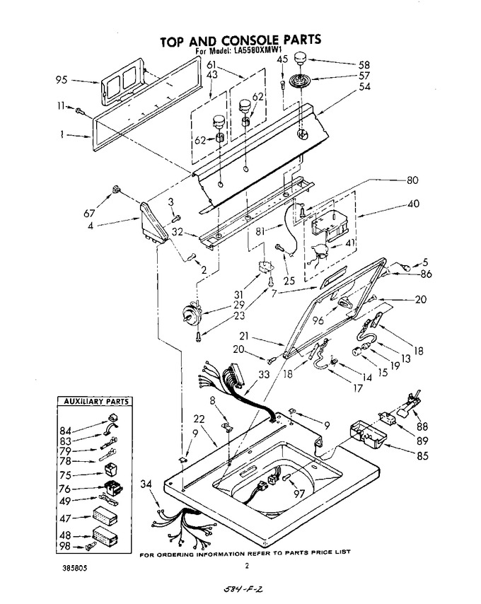 Diagram for LA5580XMW1