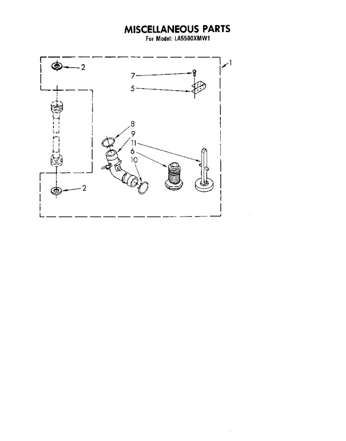 Diagram for LA5580XMW1