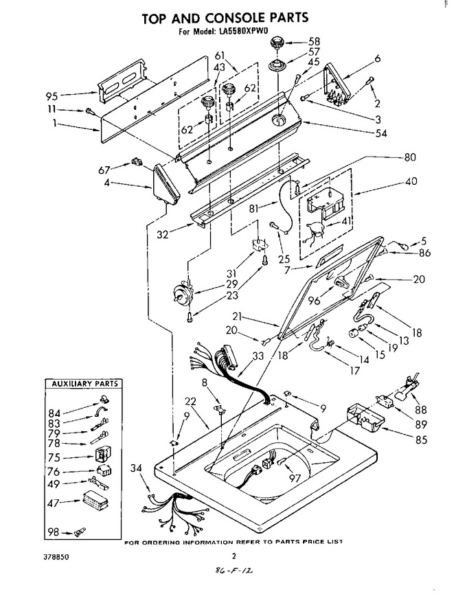 Diagram for LA5580XPW0