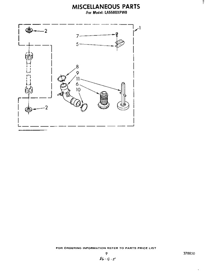 Diagram for LA5580XPW0