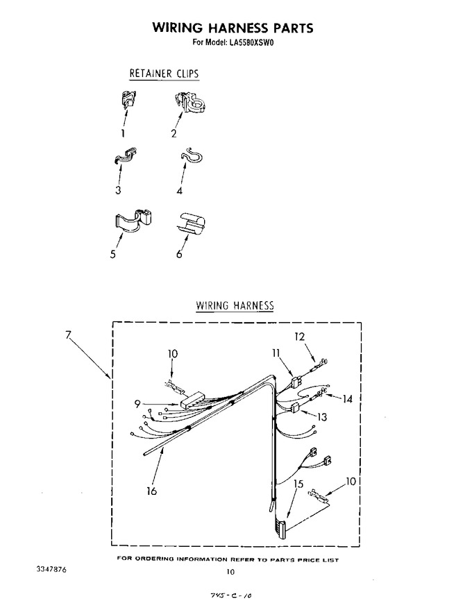 Diagram for LA5580XSW0