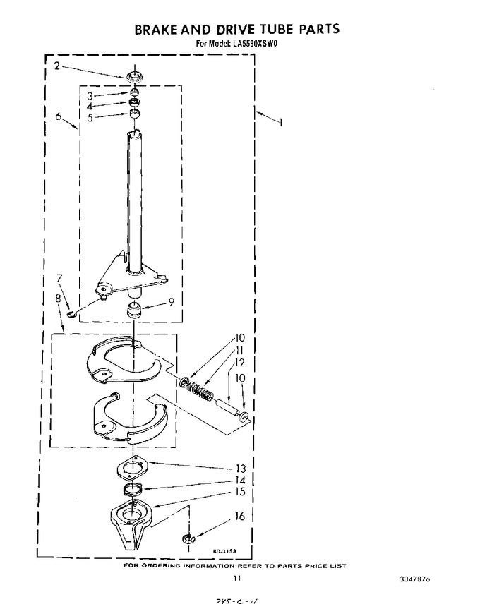 Diagram for LA5580XSW0