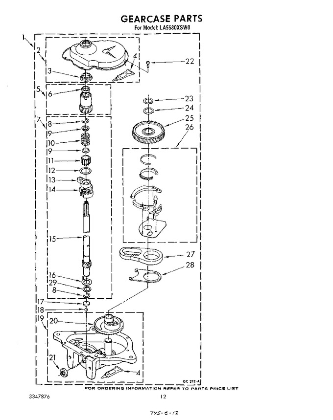 Diagram for LA5580XSW0