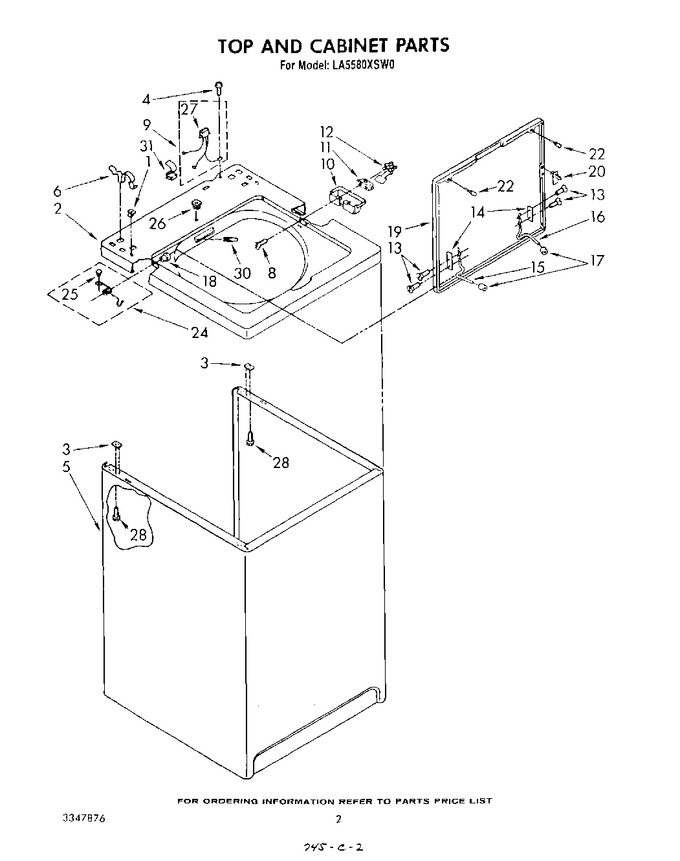 Diagram for LA5580XSW0