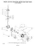 Diagram for 06 - Brake, Clutch, Gearcase, Motor And Pump