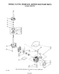 Diagram for 06 - Brake, Clutch, Gearcase, Motor And Pump