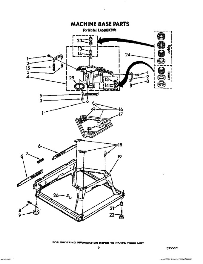 Diagram for LA5580XTM1