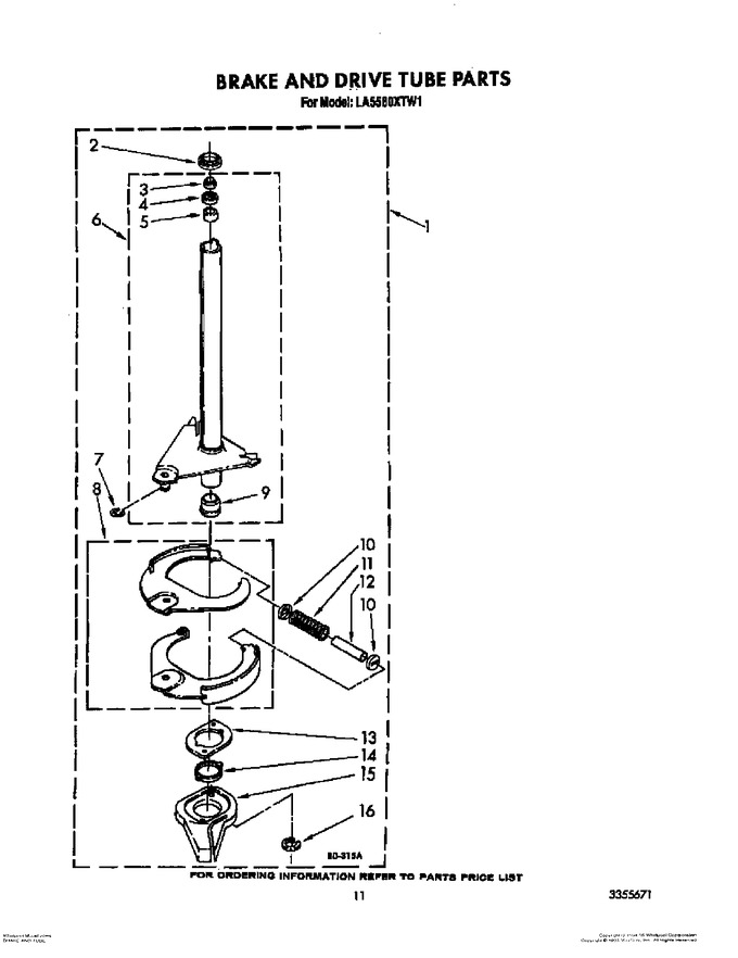 Diagram for LA5580XTM1