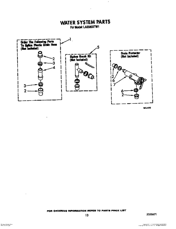 Diagram for LA5580XTW1
