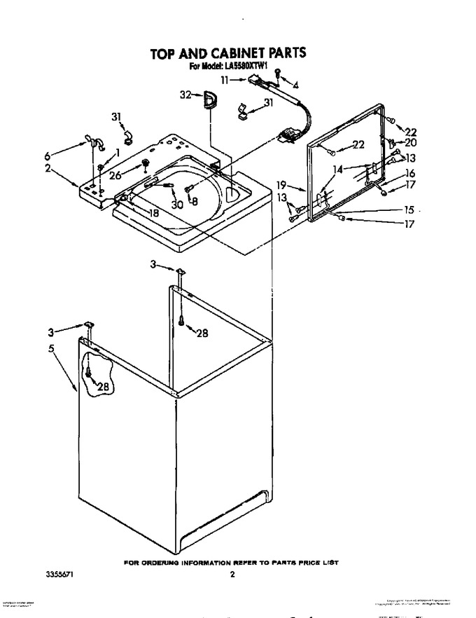 Diagram for LA5580XTM1