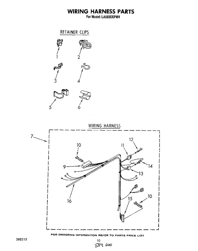 Diagram for LA5600XPW4