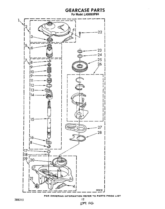 Diagram for LA5600XPW4