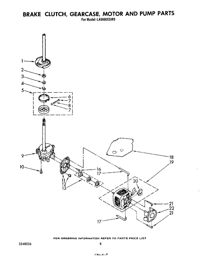 Diagram for LA5600XSW0
