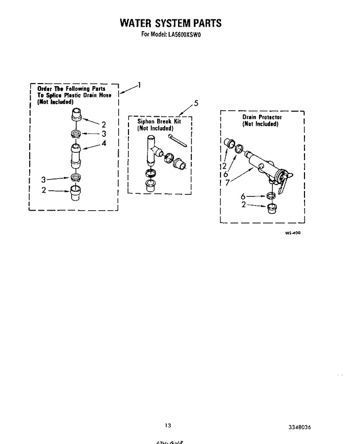 Diagram for LA5600XSW0