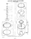 Diagram for 04 - Agitator, Basket And Tub