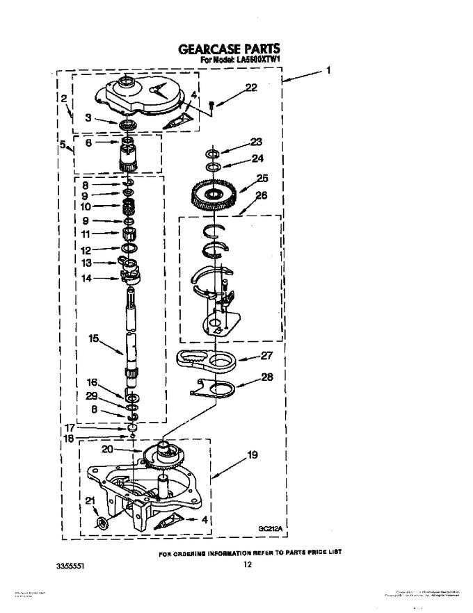Diagram for LA5600XTW1