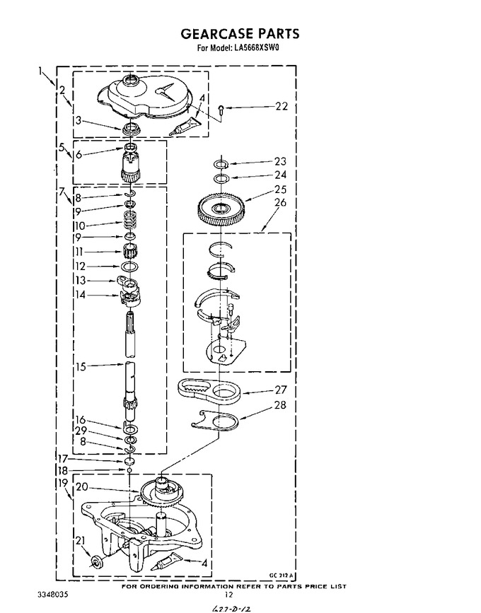 Diagram for LA5668XSW0